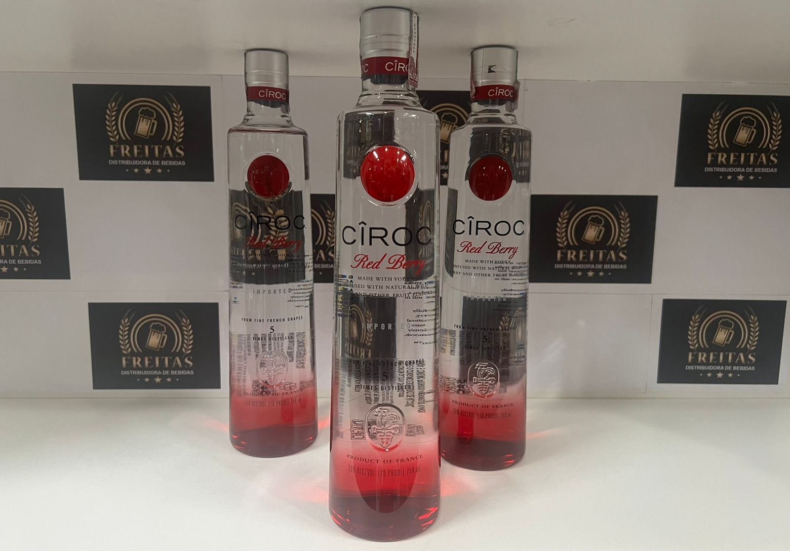 VODKA CIROC RED BERRY 750ML Freitas Bebidas